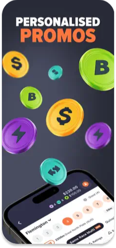 BaggyBet app listing on the App Store, featuring personalised promotions.