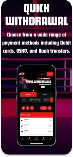 BetChamps app listing on the App Store, displaying their various payment methods.