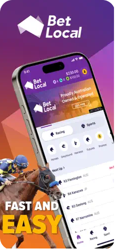 BetLocal app showcasing a quick and easy betting interface