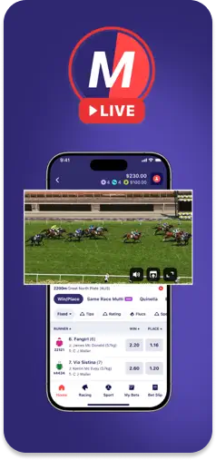 MarantelliBet live racing feed displaying horse races in real time.