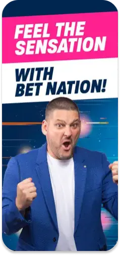 Bet Nation app showcasing an exciting betting experience for Australian punters