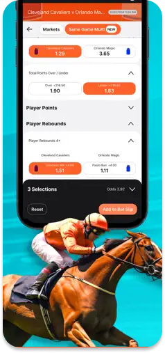 Noisy Bet Same Game Multi user interface.
