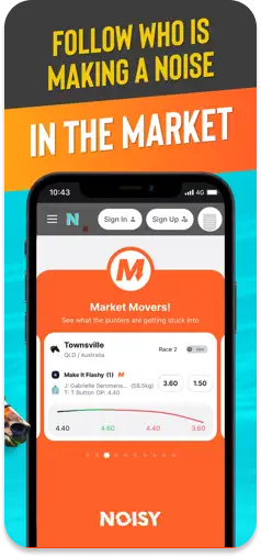Noisy Bet Market Movers feature displaying trending bets.