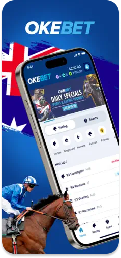OKEBET homepage highlighting daily betting specials.