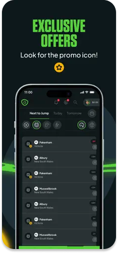 Picklebet exclusive promotions section UI.