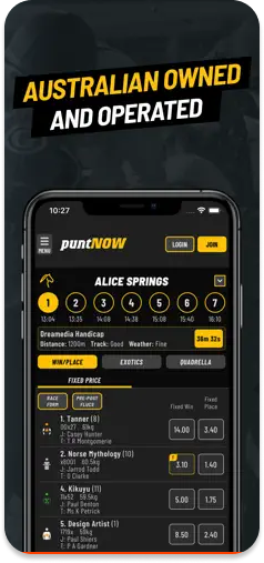 PuntNow branding – A proudly Australian-owned sportsbook.