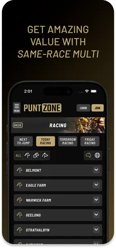 PuntZone Same Race Multi – Combining multiple runners for bigger returns.