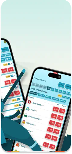 QuestBet menu and ninja character – A unique and user-friendly betting platform.