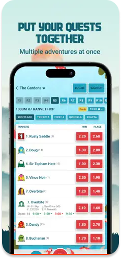 QuestBet multi-bet UI – Combine bets for greater returns.