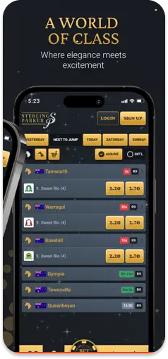 A world of class – Sterling Parker delivers a sophisticated betting experience.