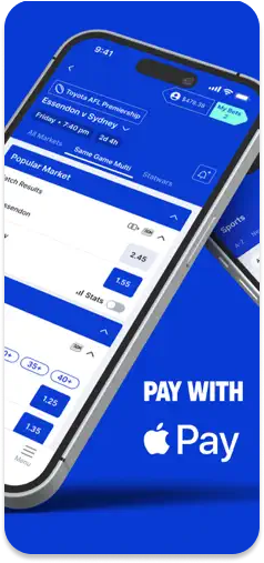 Betr app displaying Apple Pay as a payment method.