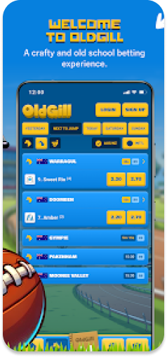 OldGill Bet introduction screen displaying betting options.