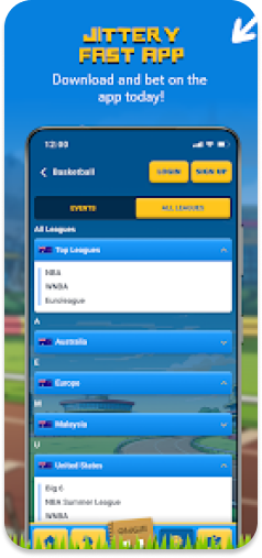 OldGill Bet mobile app showcasing its fast-loading interface.